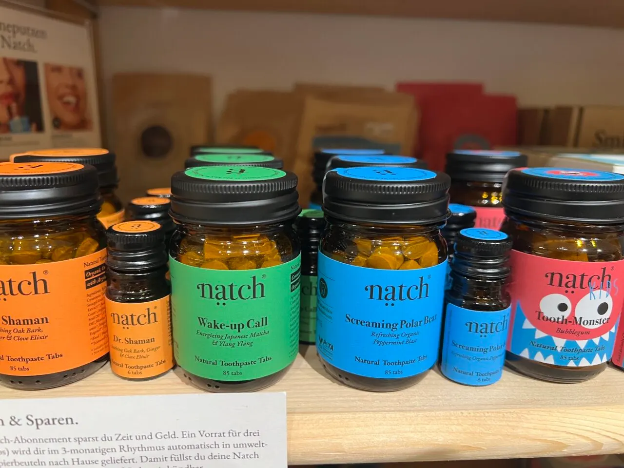 Natch Zahnpasta-Tabletten